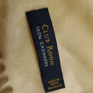 Club Room Cashmere Scarf in Soft Beige